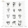 Papel de arroz decoupage A3 R1636L